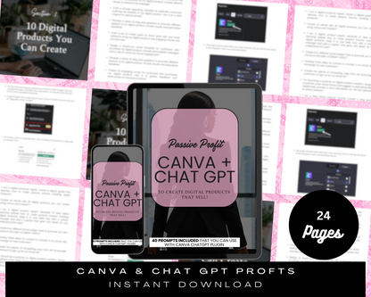 Passive Profits with Canva & Chat GPT