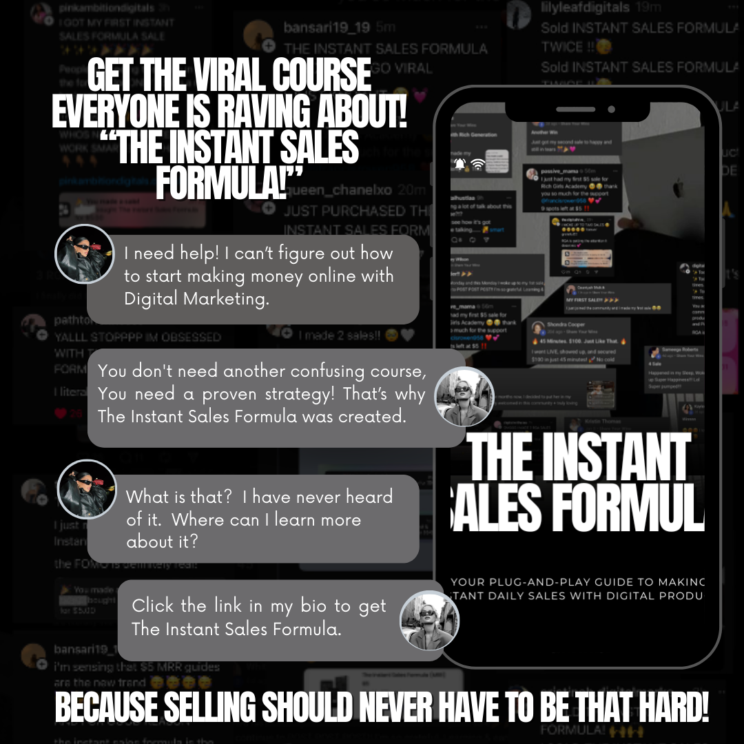 The Instant Sales Formula