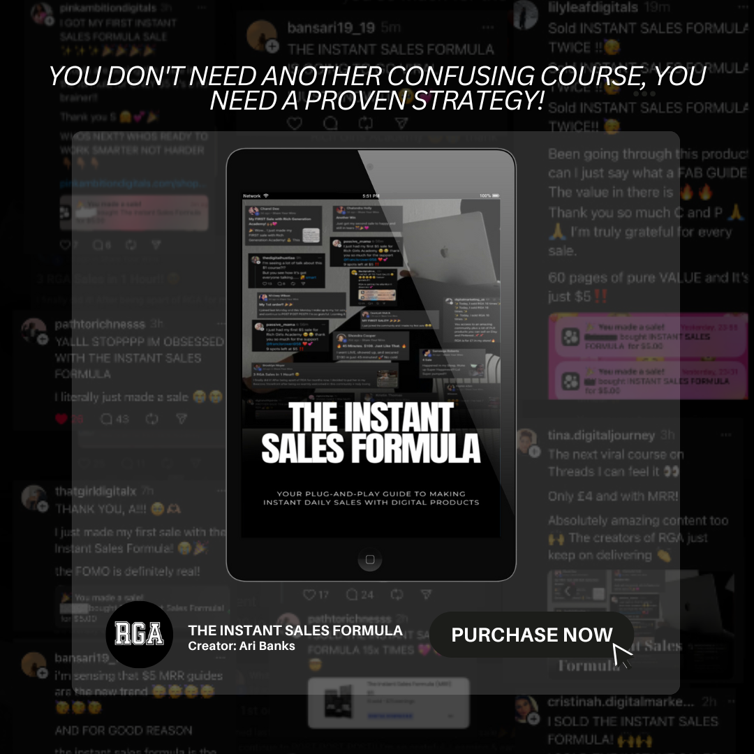 The Instant Sales Formula